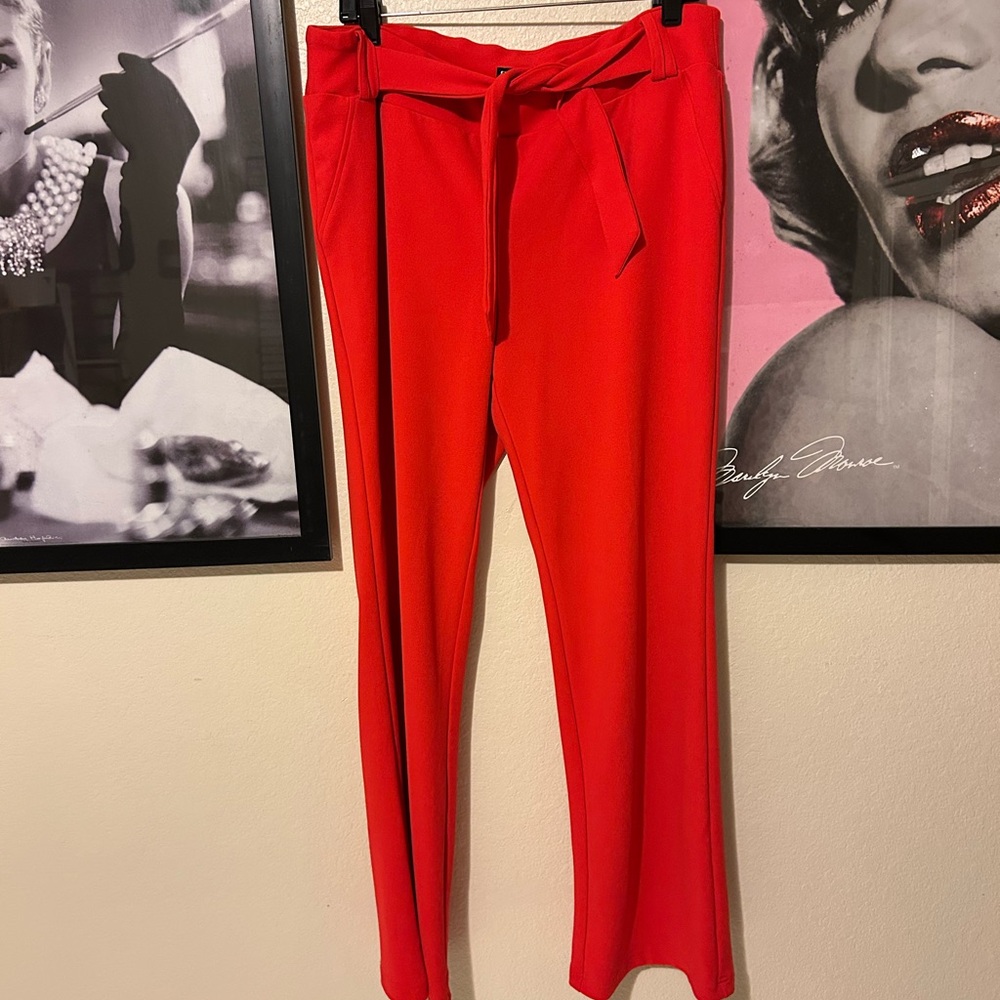 Soho Vibrant Red Women's Trousers